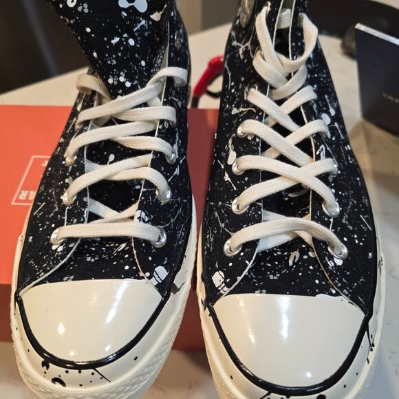 Converse Chuck Taylor All Star 70 High Men Sz 12 Paint Splatter A01171C NEW RARE - Picture 4 of 11